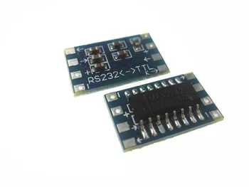 100buc MCU mini RS232 MAX3232 nivel TTL serial converter bord modulul