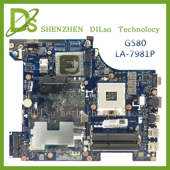 KEFU LA-7981P g580 placa de baza Pentru Lenovo G580 QIWG5_G6_G9 LA-7981P REV:1.0 laptop placa de baza testat placa de baza