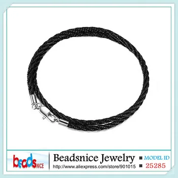Beadsnice ID 25285 argint 925 cablul de piele capace de bijuterii din piele cleme pentru cablul de piele colier face