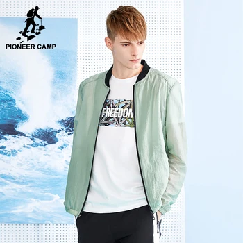 Pioneer camp nou primavara toamna mens jachete subtiri brand de îmbrăcăminte casual solid jacheta pentru barbati de calitate de top de sex masculin straturi AJK802067
