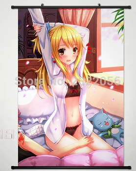 Anime Manga Fairy Tail Perete Scroll Pictura 60x90cm Perete Imagine de Fundal 006