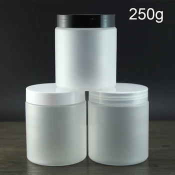 250g Mat Plastic Cosmetice Crema Borcan Reîncărcabile Gol Lotiune de Corp Sticla Masca Faciala Containere de Ambalare Multe culori