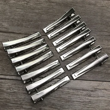 100buc/lot DIY Singur Dinte Aligator Clipuri Cu Dinții de Păr Clip Pentru Arcuri Metalice de Păr Cleme Clip Aligator Accesorii Agrafele