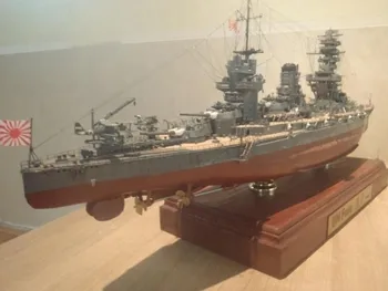 Al doilea Război mondial Japonez de război Fuso 1:180 hârtie 3D DIY