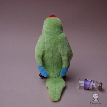 Plus Papagal Papusa Mica Verde Papagal Jucării de Simulare de Animale de Jucărie pentru Copii Decor