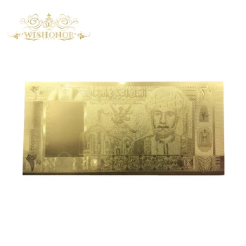 10buc/Lot Frumos OMAN Bancnote De 20 Rial de Bancnote în Pur Placat cu Aur de 24K Replica Fals Bani Pentru Cadouri Frumoase