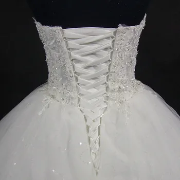 QQ Iubitor 2018 Elegante de Lux, rochii de Mireasa Dantela Vintage Plus Dimensiune Rochii de Bal Vestido De Noiva