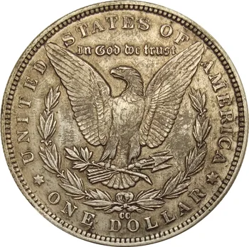 Statele unite ale americii 1 Dolar Morgan Dollar 1885 CC 90% Argint Copia Monede/de Înaltă Calitate