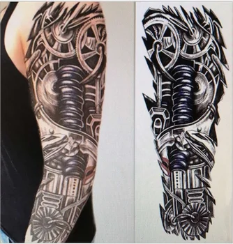 10buc Robot de Mare rezistent la apa Tatuaje Temporare bărbați Mecanice Patten Fals Autocolante Tatuaj de Arta Tatuaj henna tatuajes autocolant