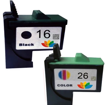 2Pk compatibil Lexmark 16 26 cartuș de cerneală Lexmark i3 Z13 Z23 Z25 Z35 Z515 Z517 Z615 X75 X1100 X1150 X2250 printer