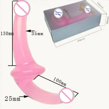 Realistic Dildo dublu vibrator imens vibrator mare anal dildo double dong Medicale materiale non-toxice pentru Adulti Jucarii Sexuale pentru Femei Gay