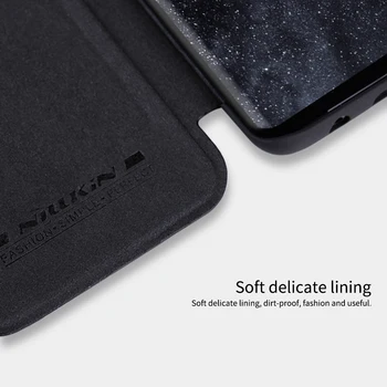 Nillkin Flip case Pentru Samsung Galaxy S9 5.8 inch / S9 Plus 6.2 inch Qin Serie PU Capac din Piele sFor Samsung S9 Acoperi Caz