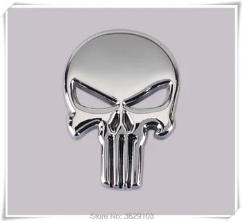 Styling auto 3D Metal Punisher Craniu Emblema, Insigna accesorii pentru Dodge charger călătorie challenger de calibru caravana ram 1500