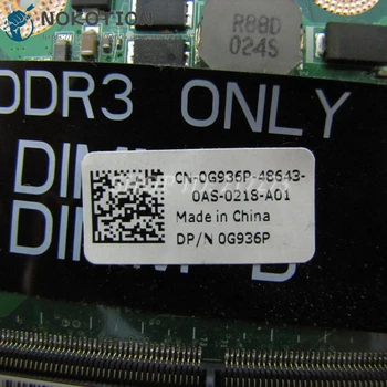 NOKOTION DAFM9BMB6D0 NC-0G936P 0G936P Laptop Placa de baza Pentru Dell Studio 1558 Bord Principal HM57 DDR3