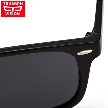TRIUMFUL Polarizat ochelari de Soare Negru Bărbați Vară UV400 Ochelari de Soare Pentru Barbati Ochelari de Călătorie de Moda Oculos de sex Masculin Oglindă de Argint Nuante