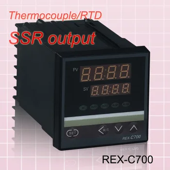 AC 220V Cuptor Controler de Temperatura RKC REX-C700 Termocuple/PT100 Intrare Ieșire SSR Dimensiune 72*72mm