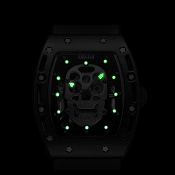 Ceasuri Barbati BAOGELA de Lux de Brand de Moda pentru Bărbați Ceasuri Sport Hollow curea Silicon Ceas luminos de sex Masculin Casual Cuarț Ceas de mână