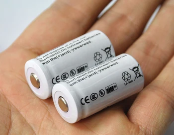 10buc / lot 3.7 V 2200mAh baterie reîncărcabilă litiu CR123A, 16340 Lanterna LED-uri Baterie cu Litiu