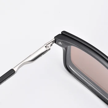 TR90 ochelari de soare Barbati noapte de conducere Dublu scop UV400 epocă ochelari de brand #LJ-817