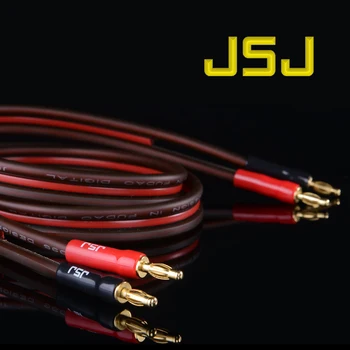JSJ banana difuzor amplificator de putere ieșire linie audio banana patru capul plug cupru pur plug sârmă de cupru fără oxigen