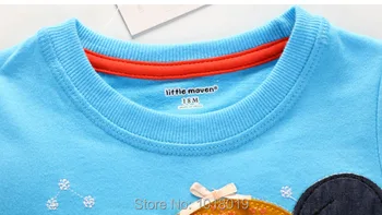 Noi 2018 Brand de Calitate Bumbac Terry Bluze Copii Fete Haine Copii, Imbracaminte tricouri Bebe Fete Hanorace Bluza Copii