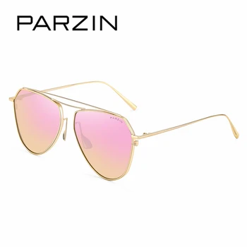 PARZIN Brand Vintage Pilot de ochelari de Soare de Calitate de Lux, Cadru din Aliaj de Ochelari Polarizati ochelari de Soare Pentru Șofer Accesorii de Vară 9735