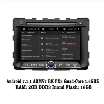 Liislee Android 7.1 2G RAM Pentru SsangYong Rexton Radio Auto Audio-Video Multimedia DVD Player WIFI DVR Navi GPS de Navigare