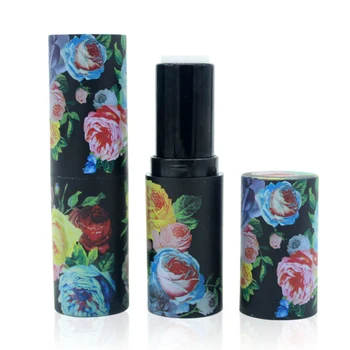 12.1 mm Vintage Rose Floare Frumusete Gol Tuburi de Ruj DIY Machiaj Rundă de Calitate de Top Mini Balsam de Buze Luciu de Sticle 20buc/lot