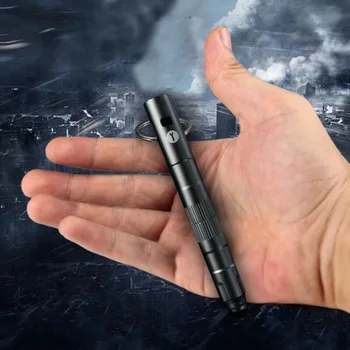 În aer liber Camping Tactical Pen EDC Atac Apărare din Oțel Inoxidabil mai Multe Unelte Fluier EDC Supraviețuire Geam Spart Portabile Pen