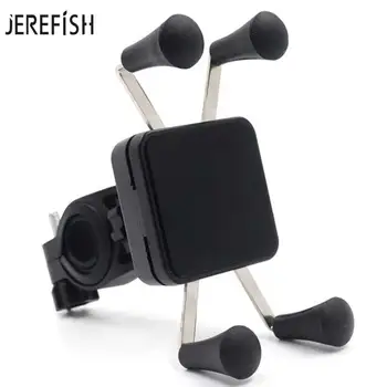 JEREFISH Biciclete Biciclete Suport de Telefon Stand Universal Rotativ 360 Grade X-Grip Clemă de Montare pentru iPhone X 8 8plus 7 6 Telefoane mobile