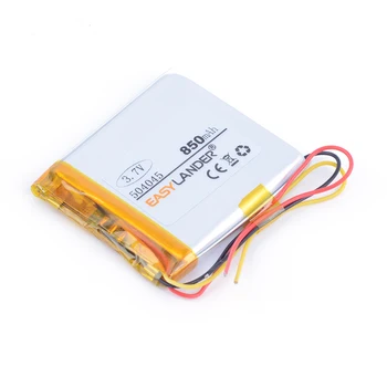 504045 3.7 V 850mAh baterie Reîncărcabilă li-Polimer acumulator Pentru GPS DVR MP5 Bluetooth Produs Digital mici jucării instrumente Explay ND57 504046