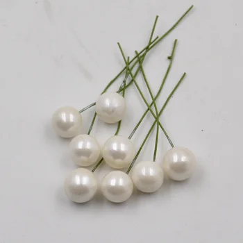 400buc Plastic Perla Artificiala Stamen Bacca Flori Pentru Decor Nunta DIY Scrapbooking Decorative Cununa Pistil Flori