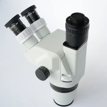 FYSCOPE 6.7 X-45X Final Confocală Stereo Trinocular cu Zoom Microscop Cap