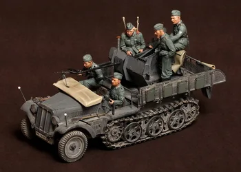 Modele la scara 1/35 Echipaj pentru Sd.Kfz.104 blană de 2 cm FlaK 30 include 6 nu au masina figura materialele necolor al doilea RĂZBOI mondial Rășină Model de Transport Gratuit