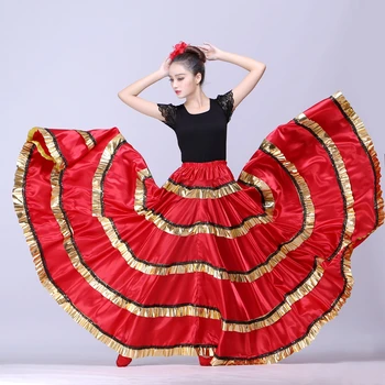 Flamenco Fusta Belly Dance Fusta Flamenco Spaniol Fusta Spaniolă Imbracaminte Femei, Costume De Dans Spaniolă