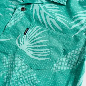 2017 Vara Nou Stil Hawaiian Bărbați Plaja Tricou Casual cu Mâneci Scurte, din Bumbac Tricouri Imprimate Plus Dimensiune Hawaii Tricou A1726
