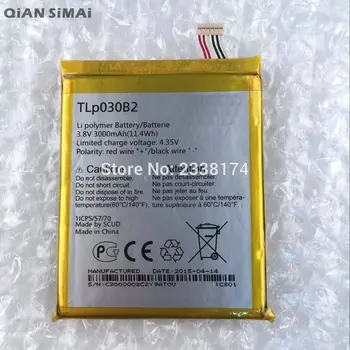 QiAN SiMAi Înaltă Calitate 3000mAh TLP030B2 Baterie Pentru Alcatel One Touch One touch Pop S7 OT 7045 7045Y Vodafone LZ