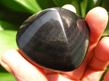 63g NATURALE Curcubeu Obsidian cristal de cuarț inima de vindecare