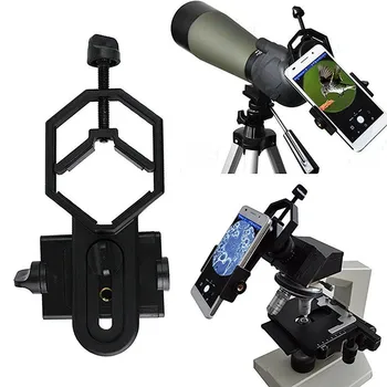Universal Microscop Telescop Stand Adaptor Pentru Iphone Samsung Galaxy xiaomi camera lens Adapter Aliaj Smartphone cu suport pentru Telefon