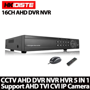 Fierbinte 16CH DVR AHD 1080P 1080N AHD-N SEC de înregistrare CCTV aparat de Fotografiat de Rețea Onvif 8 Canale IP NVR 1080P 6CH Intrare Audio Multi-limba