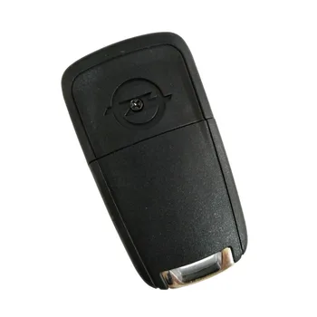 TYUI 2 Butoane Completa Flip Cheie de la Distanță Masina Pentru Opel Vauxhall Cheie Înlocui 433MHZ ID46 Cip Electronic PCF7941