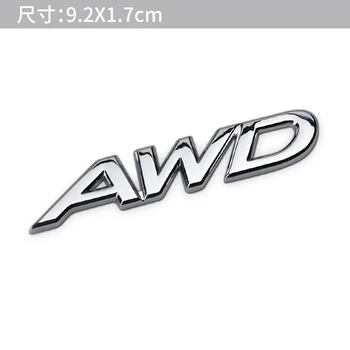 High-end Corp Metalic Autocolant Auto Styling Auto Exterior Emblema, Insigna Decal pentru 2.0 2.5 AWD Logo-ul pentru Mazda Axela viteza mx3 mx5 rx8
