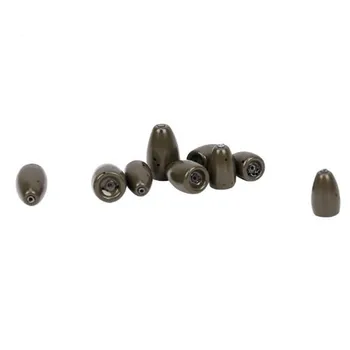 TSURINOYA Pescuit Tungsten Platine 3.5 g 5.3 g 7g Tungsten din Oțel Greutate de Pescuit Crap Pescuit Accesorii Feeder