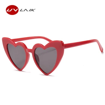 UVLAIK Inima ochelari de Soare pentru Femei brand designer de Ochi de Pisica Ochelari de Soare Retro Dragoste Inima în Formă de Ochelari Doamnelor Cumpărături ochelari de soare UV400