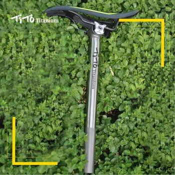 TiTo înaltă calitate de prelucrare CNC din aliaj de titan tija de șa biciclete road biciclete MTB tija de șa biciclete accesorii 27.2 mm/30.9 mm/31.6 mm
