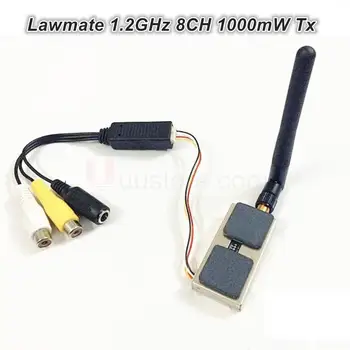 Lawmate 1.2 GHz 8CH 1000mW Wireless AV Transmițător VTX TM-121800 pentru FPV CCTV aparat de Fotografiat