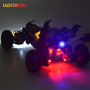 LIGHTAILING Numai Lumină Led-uri Kit Pentru Batman Genia Mobile Model de Clădire Lumină Set Compatibil Cu 70905 Și 07045
