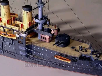 Scara 1:250 de Nave Militare Model Țarul Rusiei Marina Oslabya Navă de război 3D Model din Hârtie de Artă Manual de Jucărie