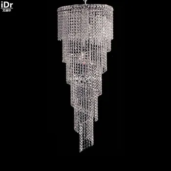 Candelabre 9 chrome lampa coridor lumini lămpi de cristal metal frumos lampa D40cm x H120cm