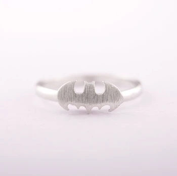Batman en-gros de 10 pce/multe amestecate colorHot din oțel inoxidabil de aur inel de argint transport gratuit stil de coreea de sud cultura pop